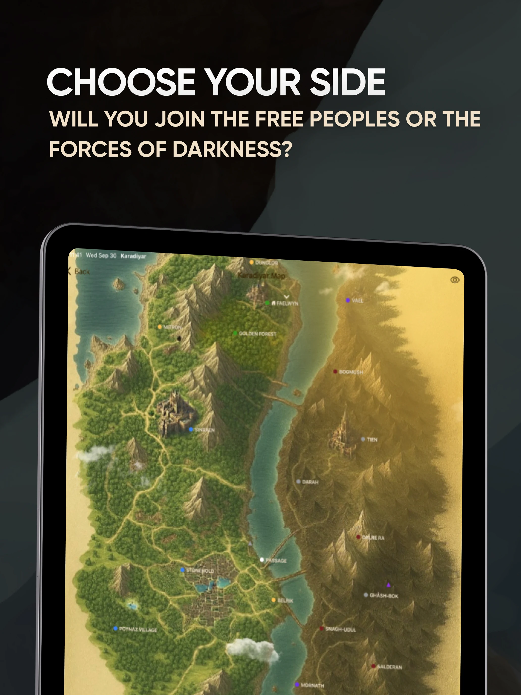 Karadiyar: Text RPG screenshot