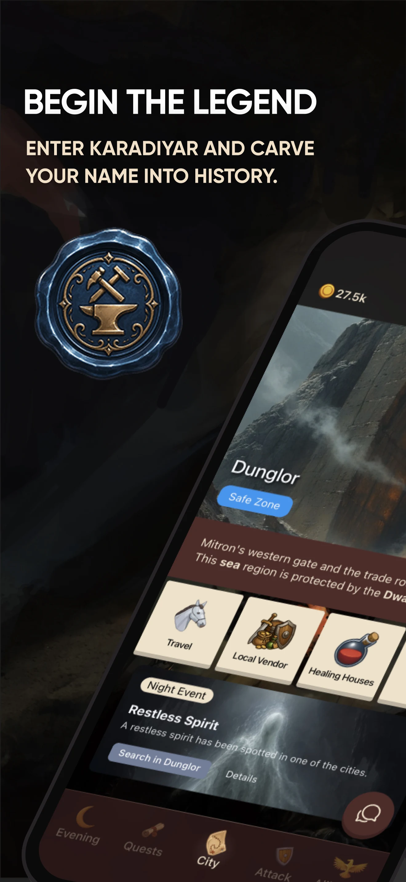 Karadiyar: Text RPG screenshot